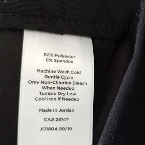 'TALBOTS' Wide leg Solid Black Pant NWT Size 14 - Picture 5 of 12